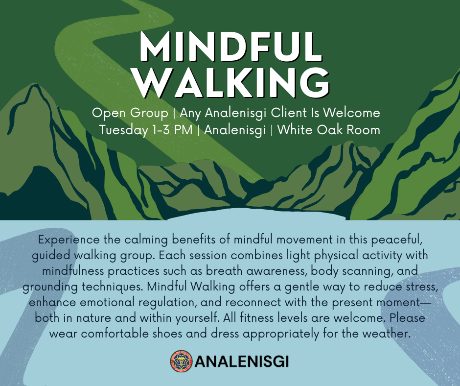 Mindful Walking group flyer