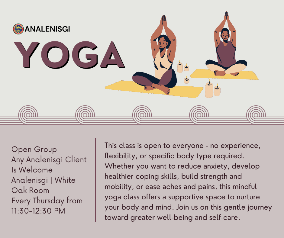 Yoga group flyer