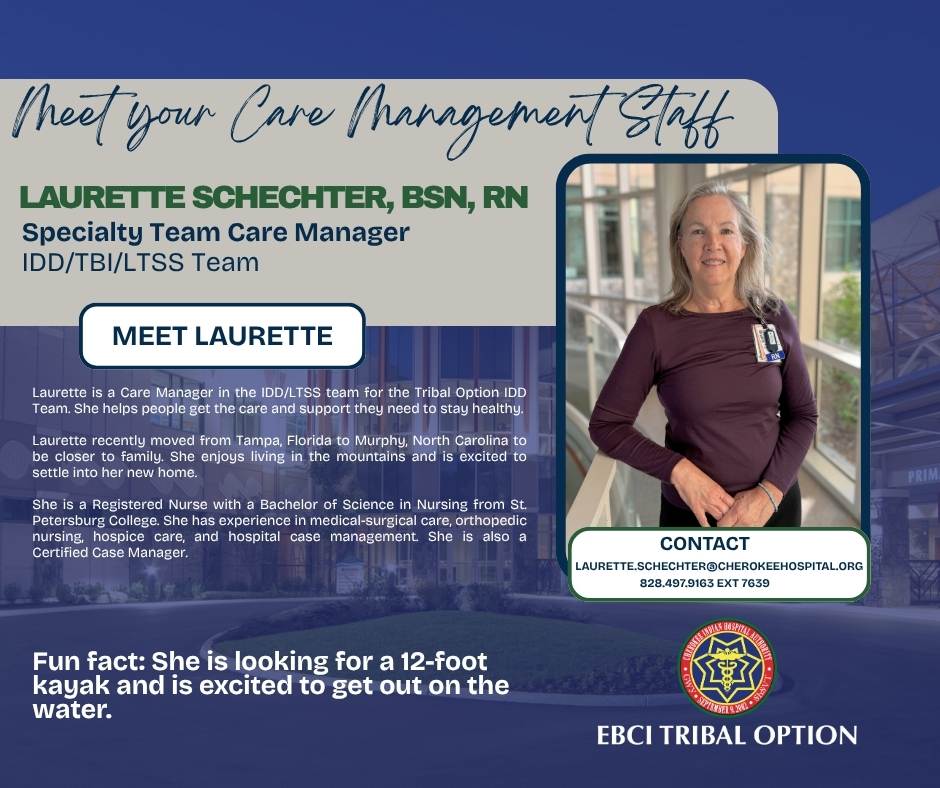 Laurette Schechter care management staff graphic