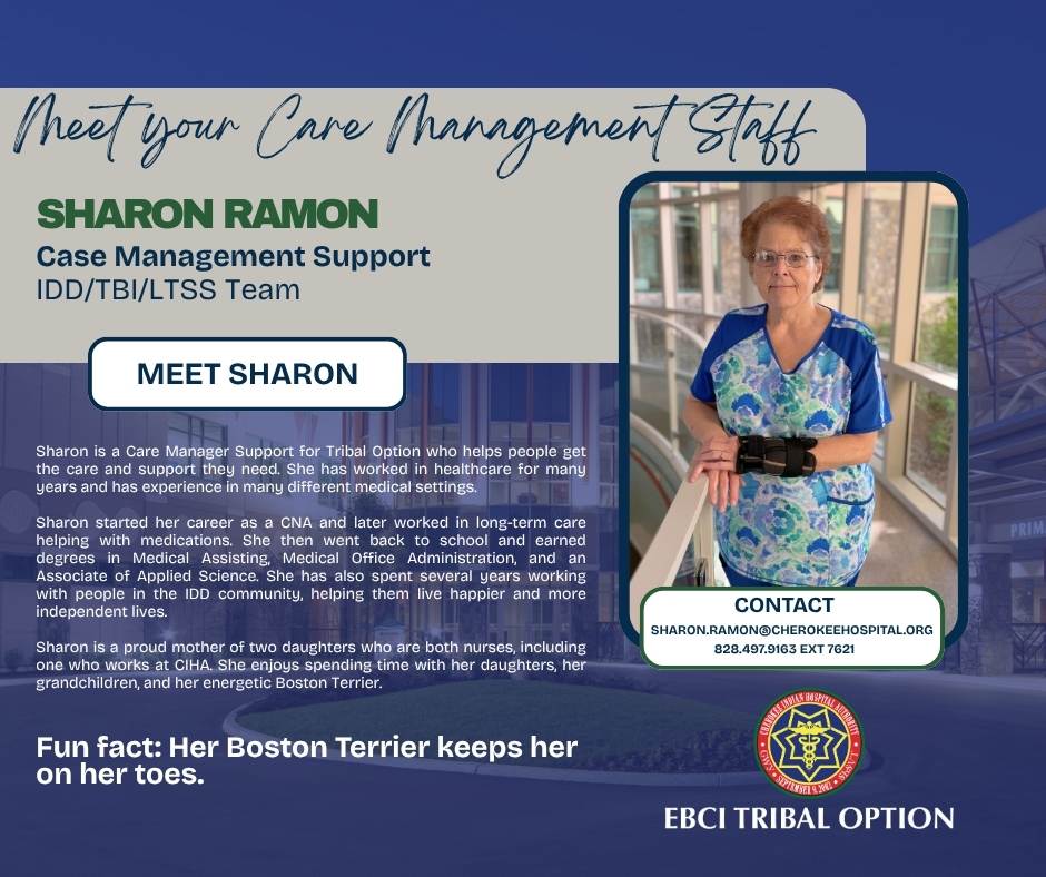 Sharon Ramon care management staff graphic